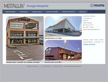 Tablet Screenshot of metalux.es